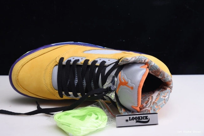 1st Kicks Shoes The Jordan Retro 5 CZ5725-700 What 0802